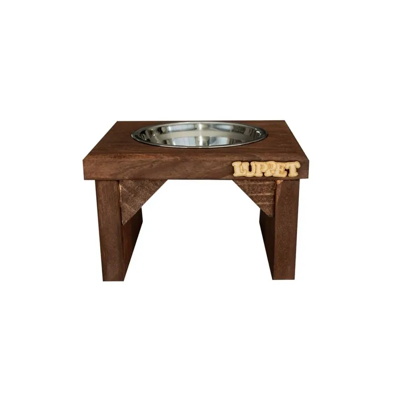 COMEDOURO TORONTO MARROM INDIVIDUAL DROP LUPPET P