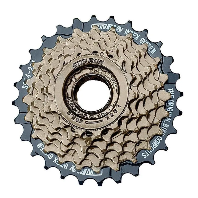Roda Livre 7M Index 14/28D Dourada - Sunrun
