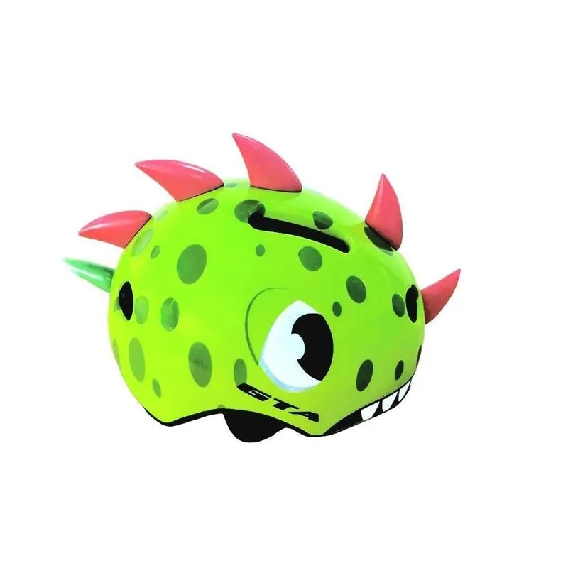 Capacete Dino Baby Tamanho P (52-56cm) Inmold Infantil Dinossauro Verde