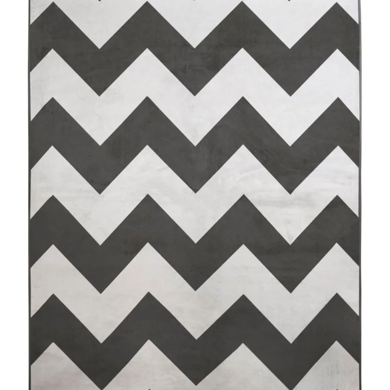 Tapete Belga Geometric 07 0,67X1,05 Grafite 7908006006664 Edantex