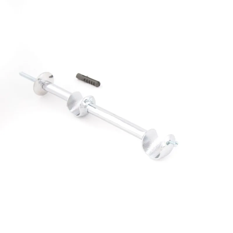 Suporte Duplo Longo 8cm Varao Cortina 19x19mm - SB145 - 10 SB145-10 Wiler-K