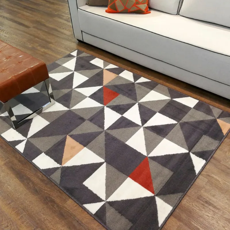 Tapete Para Quarto E Sala Geometrico Norway 06 1,40x2,00 - Cinza 7908006018629 Edantex