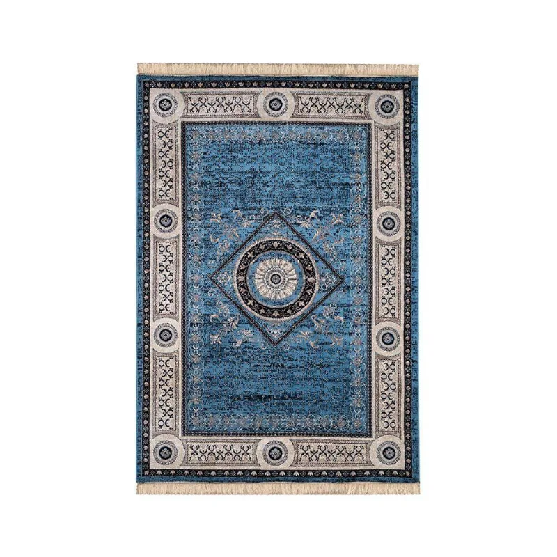 Tapete Para Sala Belga Bruxelas 9 Azul 2,50x3,00m - Edantex