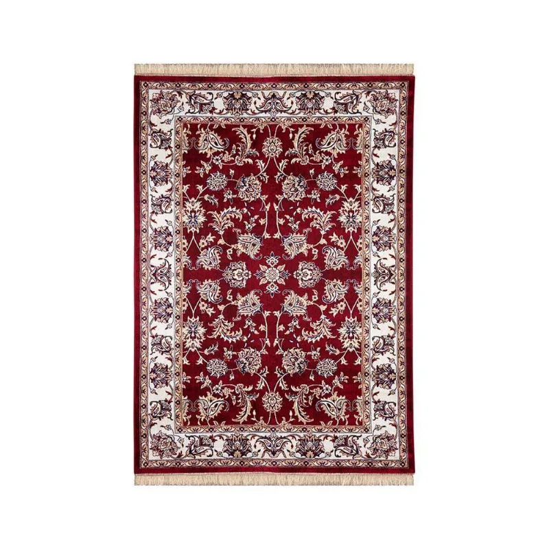 Tapete Belga Bruxelas 6 Vermelho 0,50x1,00m - Edantex
