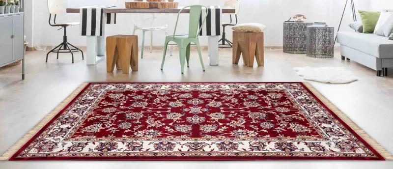 Tapete Belga 2,50 x 3,00 Bruxelas 06 com Franjas Indiano