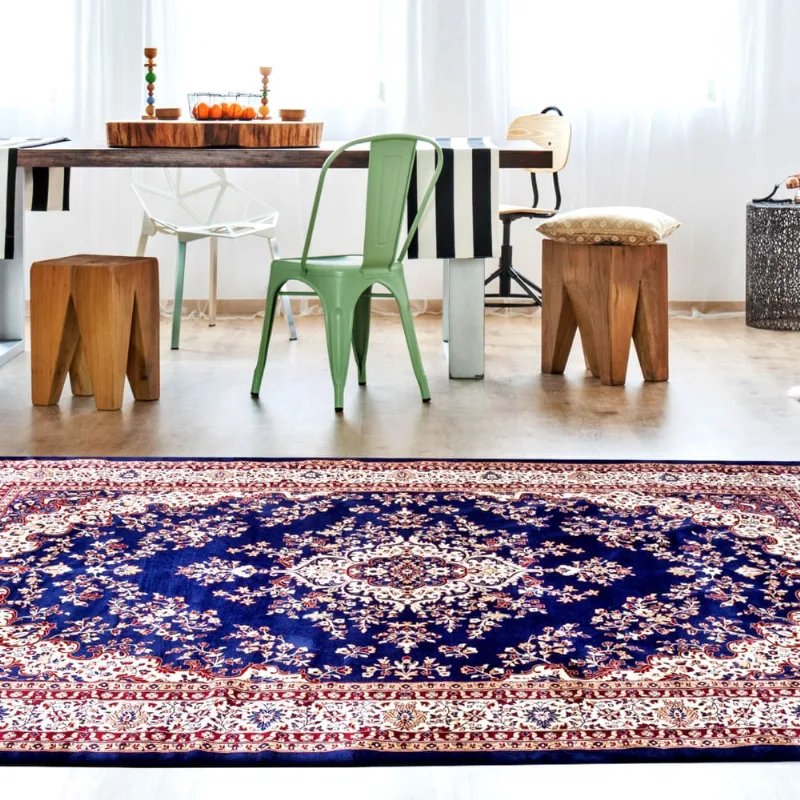 Tapete Para Sala-quarto Bruxelas 07 250x300 Azul Clássico 7908006035459 Edantex