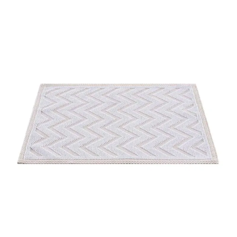 Tapete De Banheiro Natur 08 Branco 0,40x0,60m - Edantex