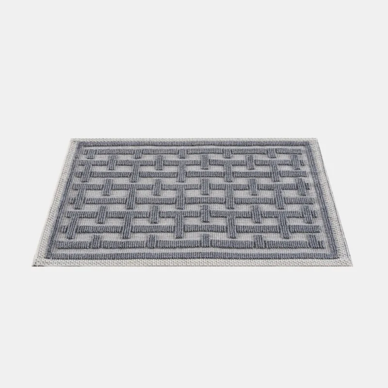 Tapete Geométrico Natur 04 50x80 7736 Cinza 7908006042969 Edantex