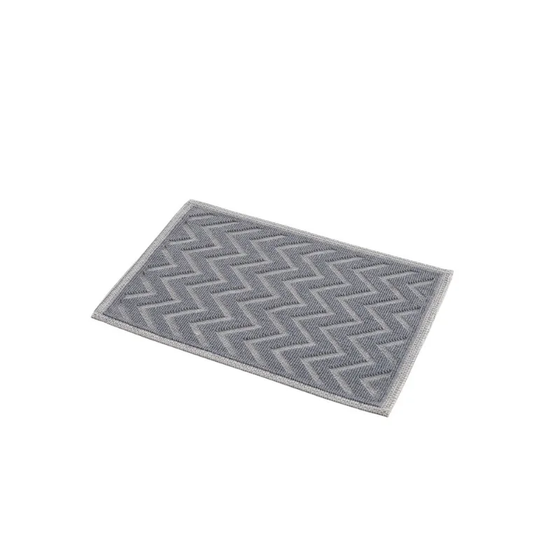 Tapete Turco Multiuso para Banheiro, Cozinha, Entrada, Corredor, Quarto Natur 11 0,50x0,80 - Cinza - Edantex