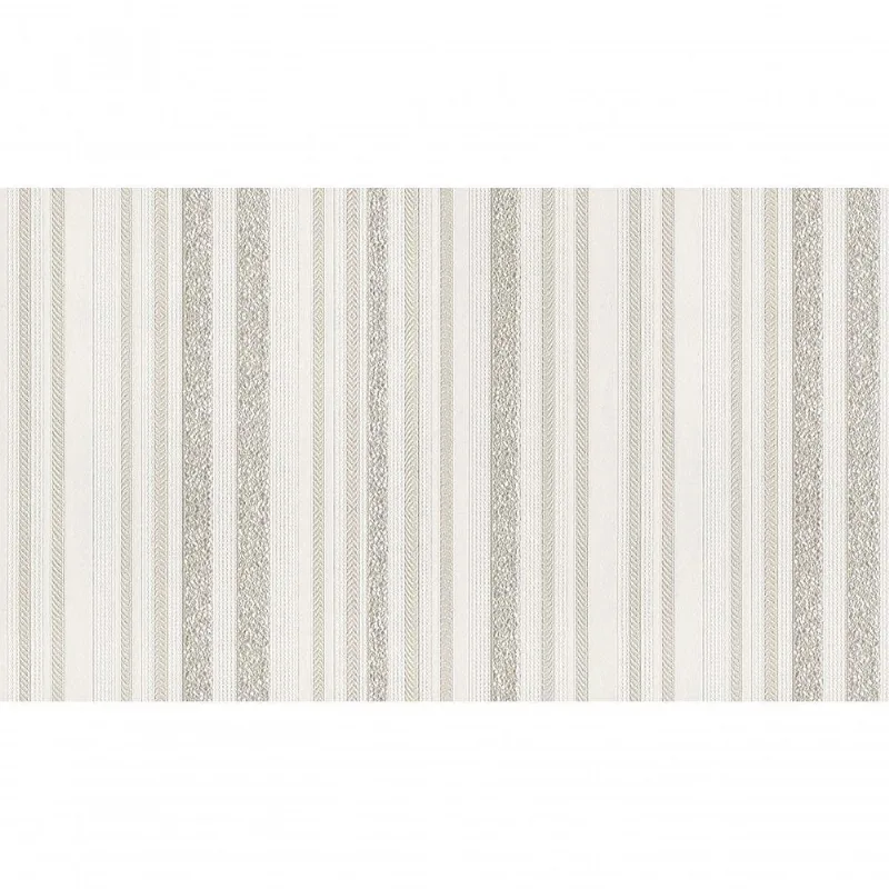 Papel De Parede- Listrado Com Leve Textura Bege E Cinza.