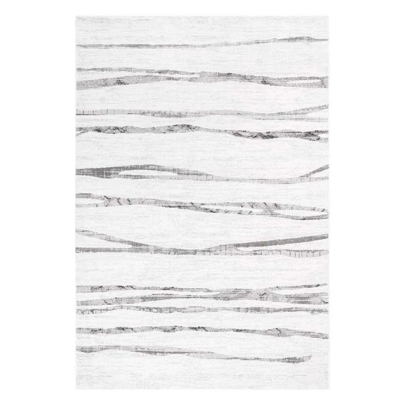 Tapete Para Sala Sofia 07 Bege E Cinza 3,00x4,00m - Edantex