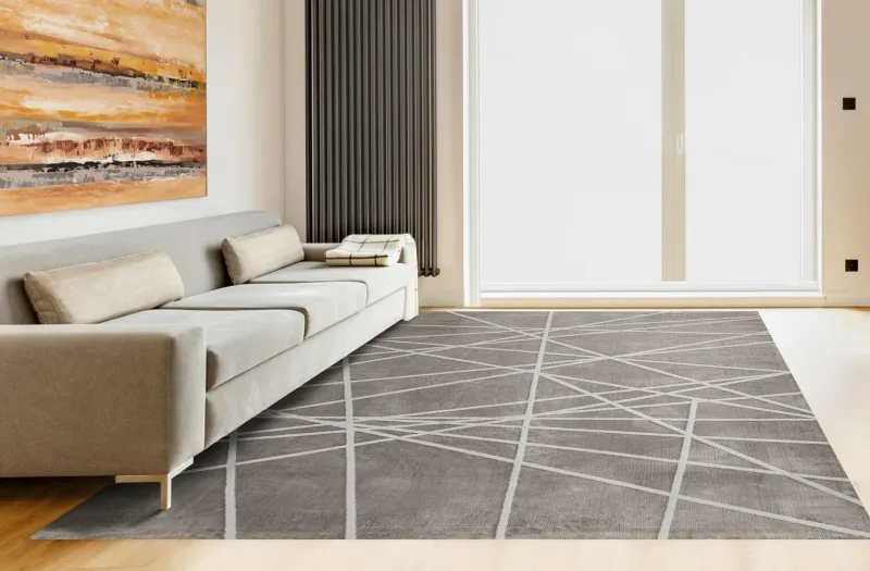 Tapete Sala Edantex Turco Istambul 03 2,00 x 2,50 Cinza
