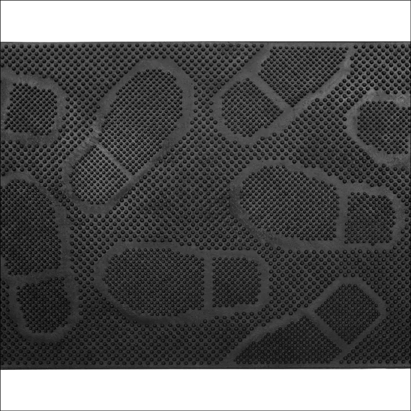 Tapete Capacho De Borracha 40x60 Preto Ecco 22 7908006056843 Edantex