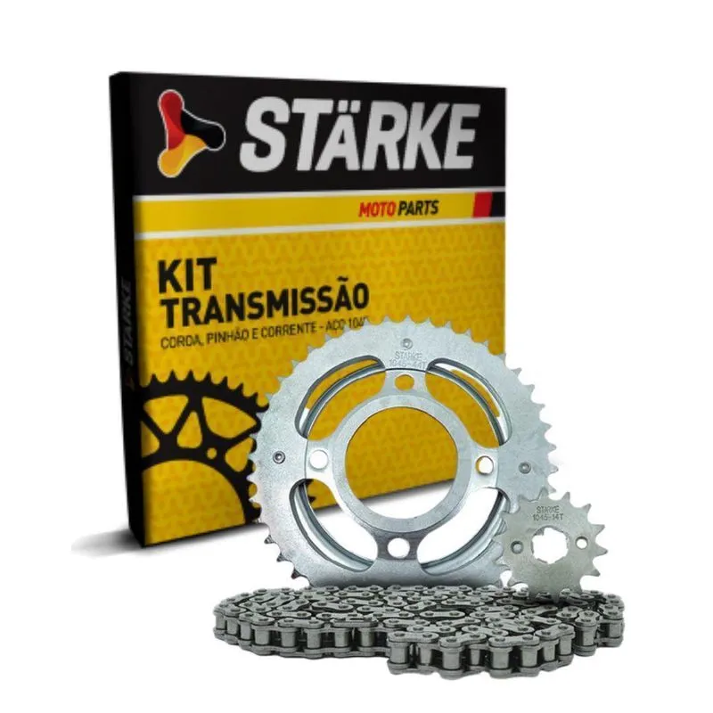 Kit Transmissão Starke 44t-14t 428hx116l Honda Cg Titan 125