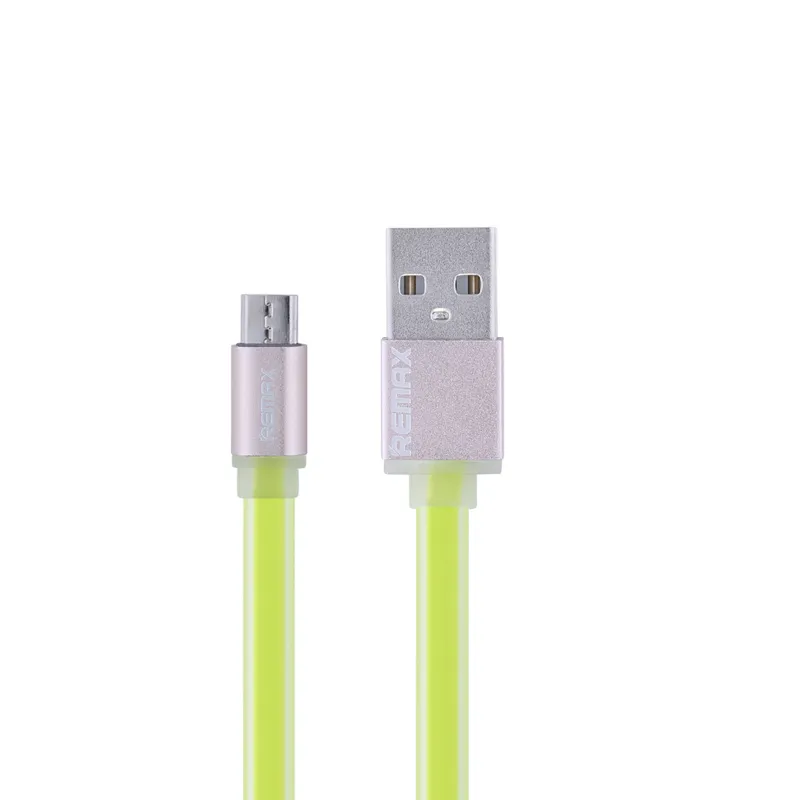 Cabo Flat Colorful Micro USB para USB Celular 1m Verde - Posher