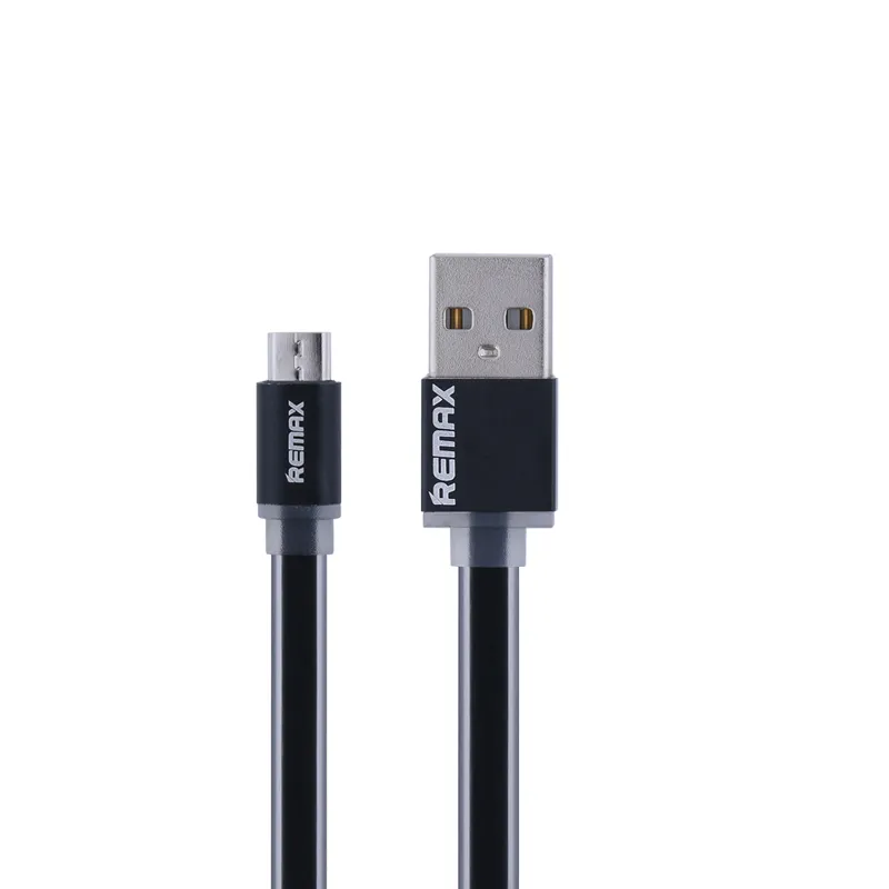 Cabo Flat Colorful Micro USB para USB Celular 1m Preto - Posher