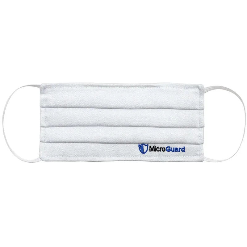 Máscara de Proteção Facial Feminina em Tecido Micro Plus 2 Camadas Branca - Microguard