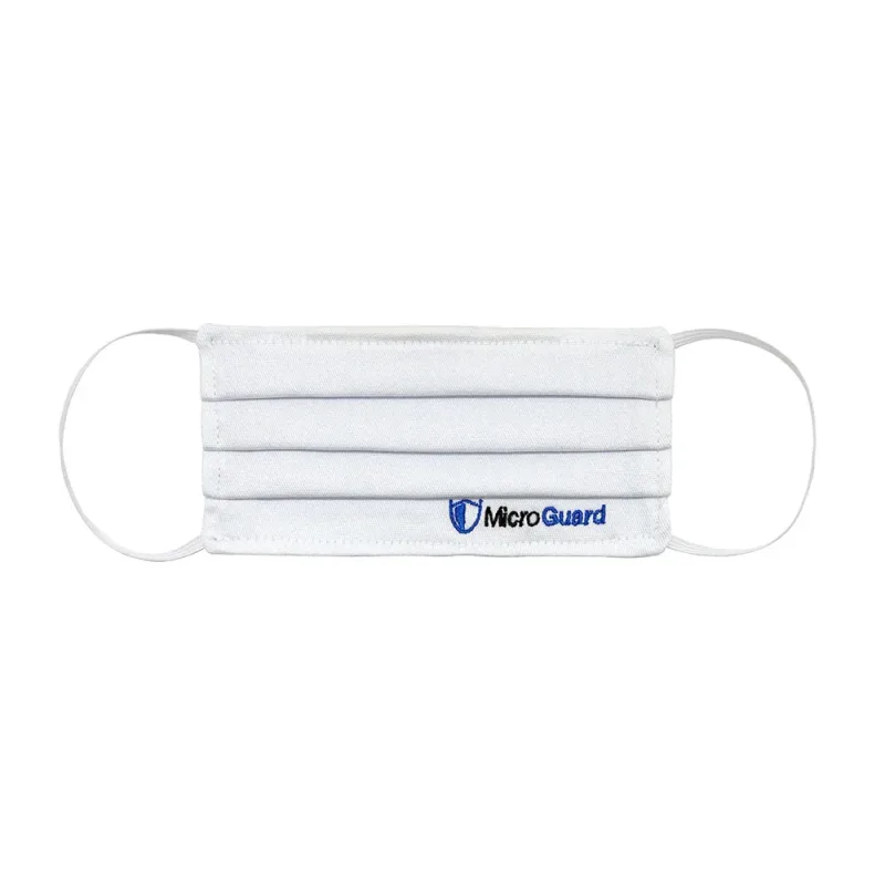 Máscara de Proteção Facial Infantil (4-9 anos) em Tecido Micro Plus 2 Camadas Branca - Microguard