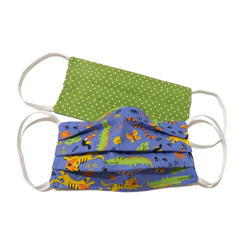 Máscara de Proteção Facial Infantil (4-9 anos) em Tecido Micro Plus 2 Camadas Bichos - Microguard