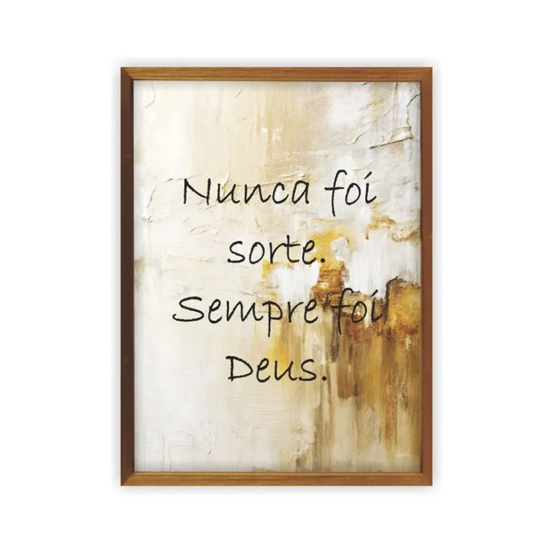 Quadro Decorativo 30x40 Com Vidro Pintado 380 2 Frase - Art Frame