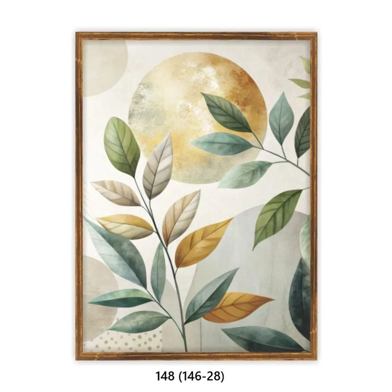 Quadro 50x70 Borda Infinita Sortimento Flores 148 25 26 27 28 Art Frame