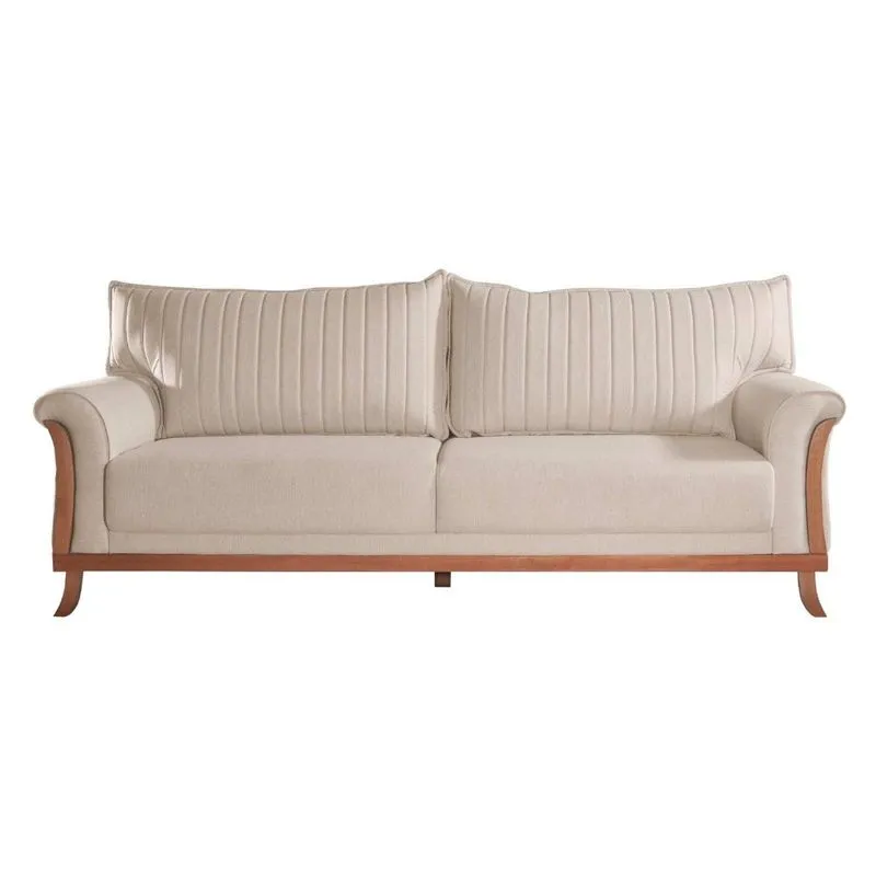 Sofa Louise 4 Lugares 2320 Cru - Estofart