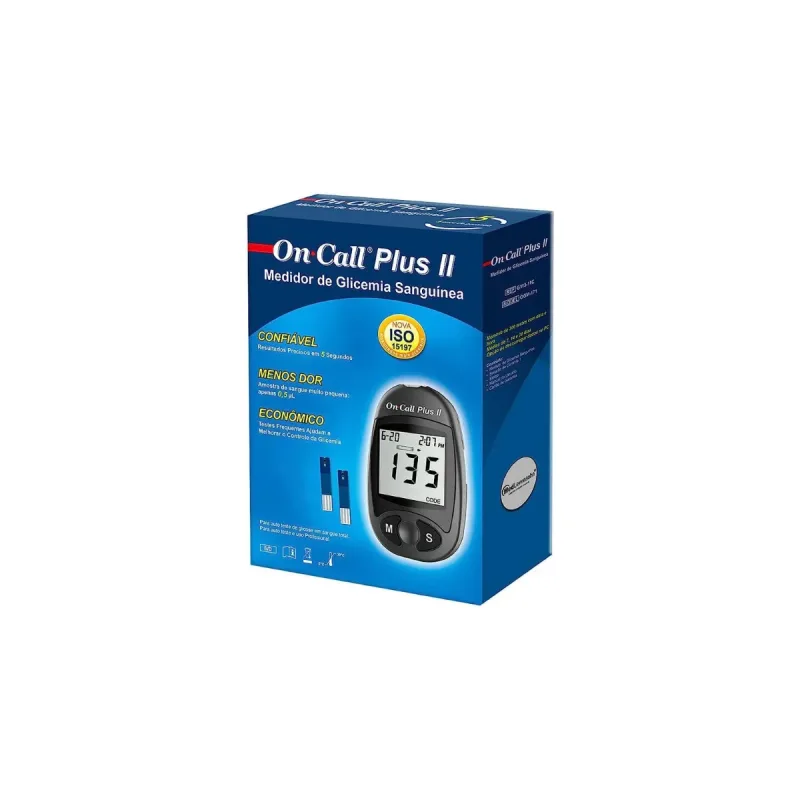 Aparelho Glicemia Oncal Plus II Simples Amarelo (Monitor) - Oncal