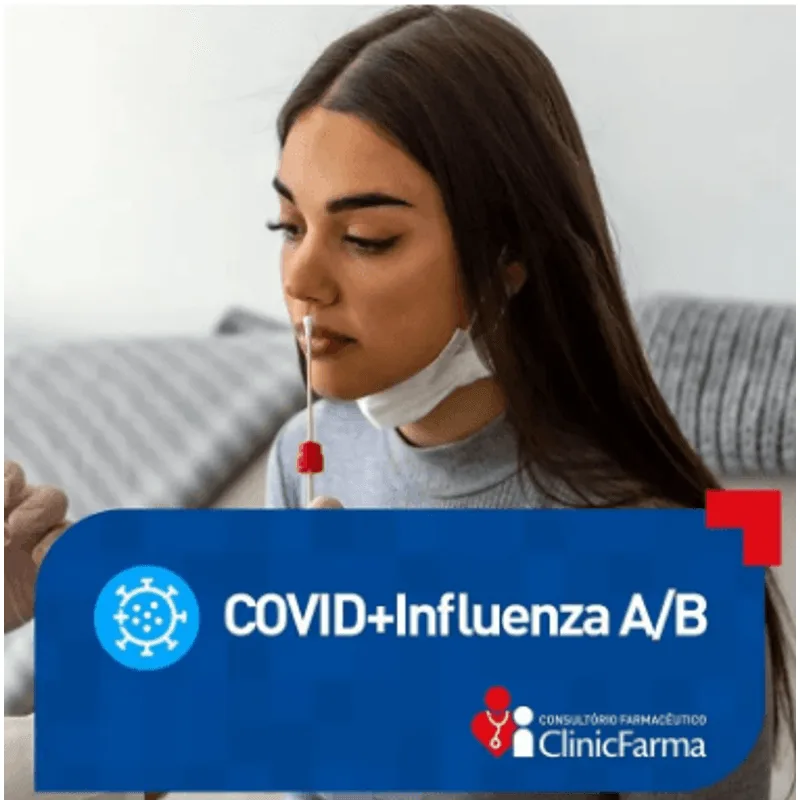 Clinic Farma Medteste Combo Respiratório Covid-19+ Influenza A&B + Rsv Teste Medteste Combo Respiratório Covid-19+ Influenza A&B + Rsv