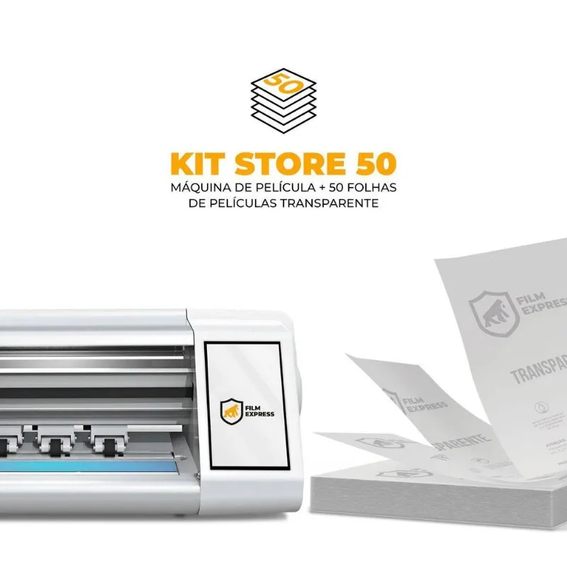 Kit - Máquina De Películas + 50 Películas Transparente Hydrogel - Gshield