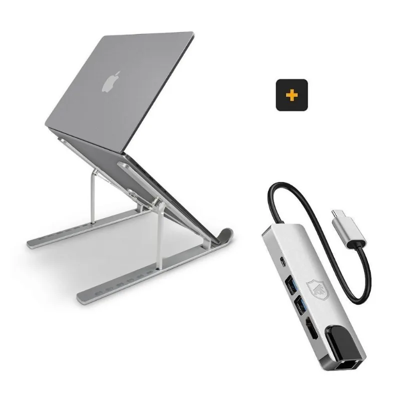 Suporte Para Notebook + Adaptador De Rede 4 Em 1 - Gshield