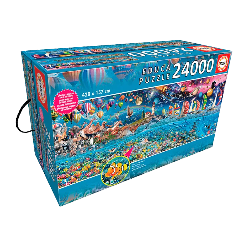 Puzzle 24000 peças Vida, O Grande Desafio - Educa 13434