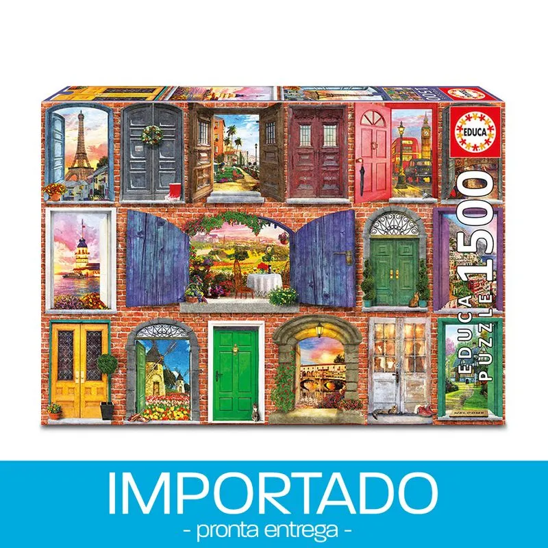 Puzzle 1500 peças Portas Europeias