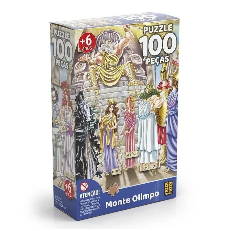 Quebra-Cabeça 100 Peças Monte Olimpo Grow 03753