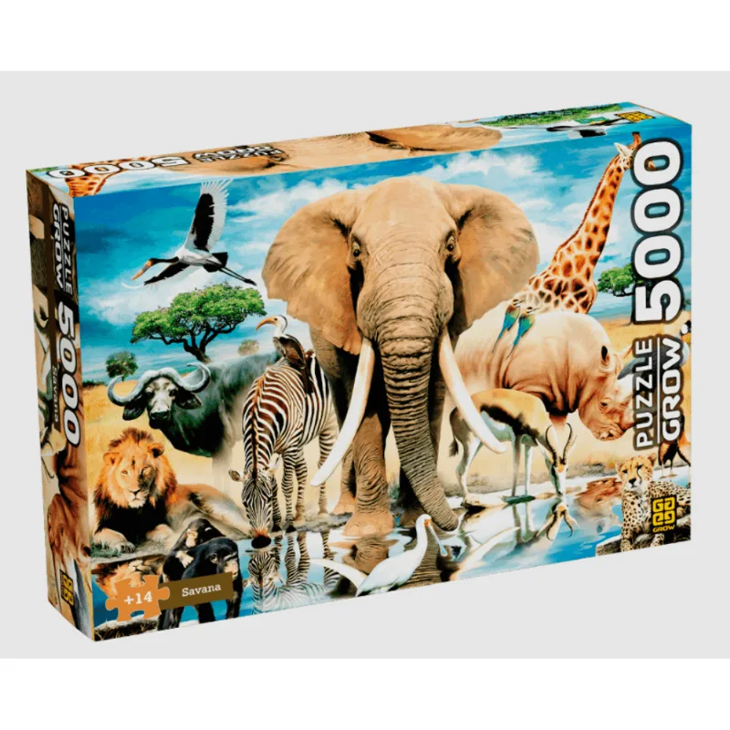 Quebra Cabeça Savana 5000 Peças Grow 04105