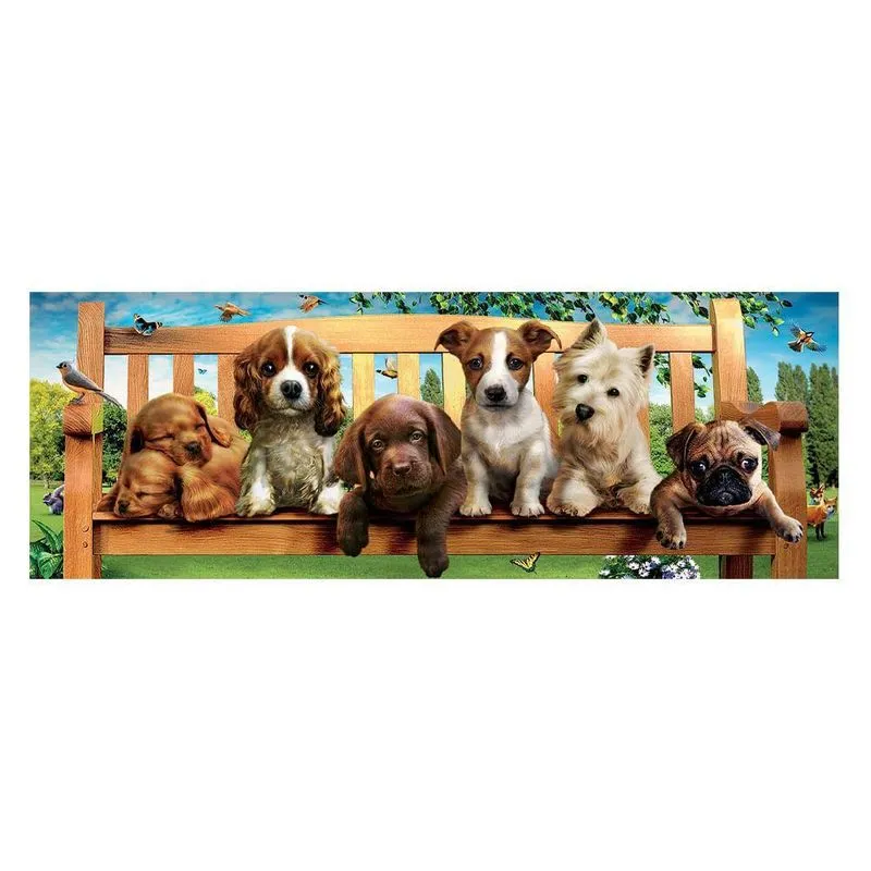 Puzzle 1000 Peças Filhotes No Parque Educa - Importado