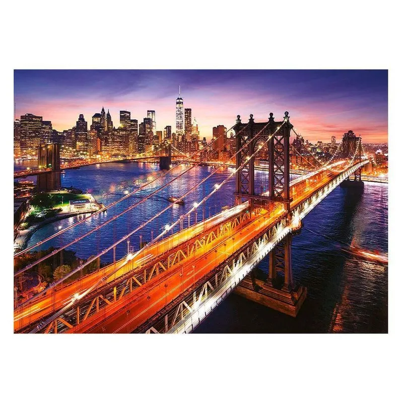 Puzzle 3000 Peças Crepúsculo Em Manhattan - Educa - Imp