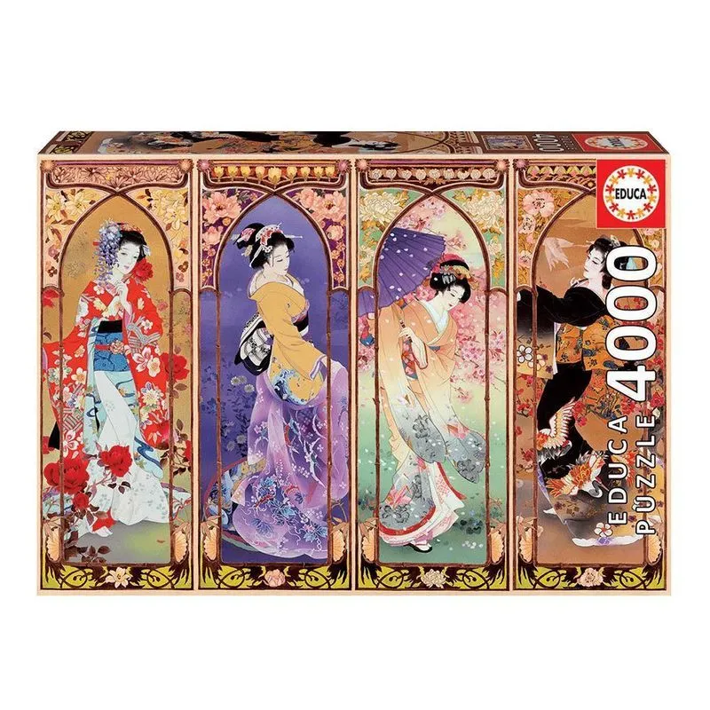 Puzzle 4000 Peças Arte Oriental - Educa -importado