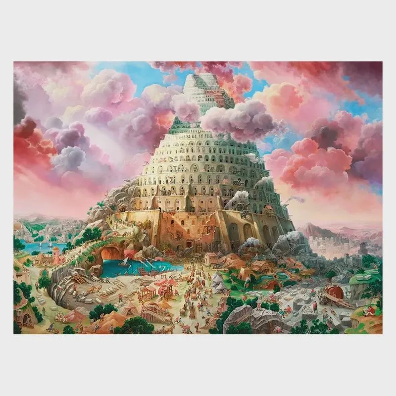Puzzle 3000 Peças Torre de Babel - Castorland - Imp.