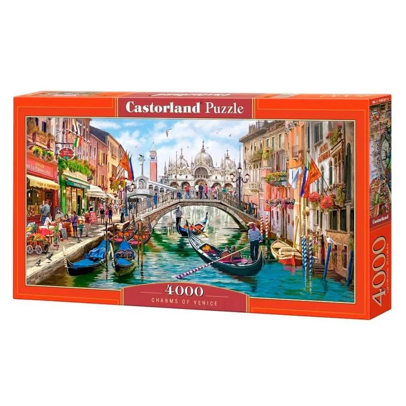 Puzzle 4000 Peças Charmes De Veneza - Castorland - Imp