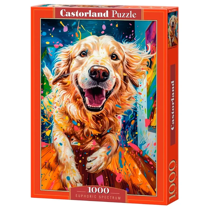 Puzzle 1000 Peças Euforia Canina - Castorland Importado 1051822 Puzzle 1000 Peças Euforia Canina Castorland 105182