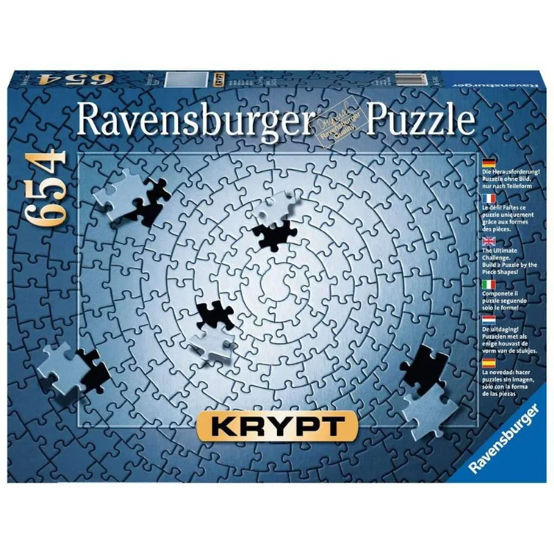 Puzzle 654 Peças Krypt Prata Ravensburger 12000071