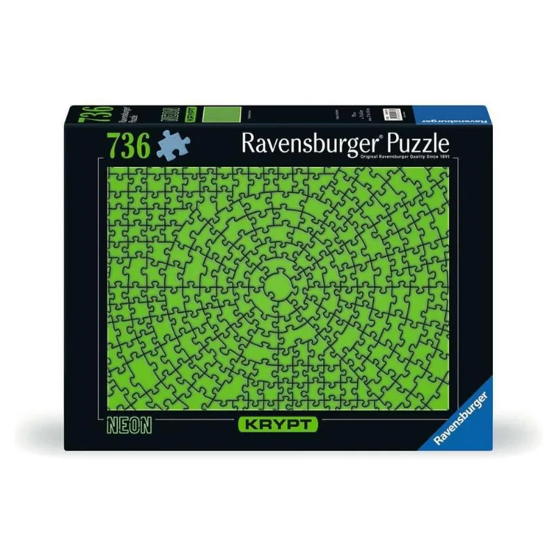 Puzzle 736 Peças Krypt Neon Verde Ravensburger 12000276