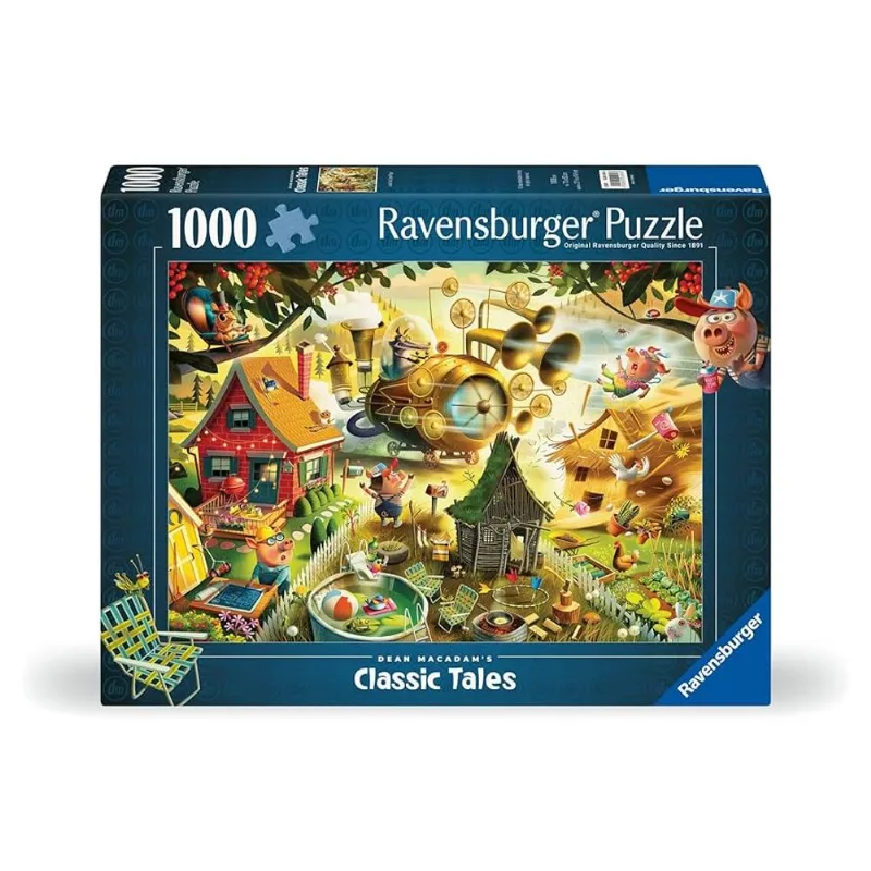 Puzzle 1000 Peças Os Três Porquinhos Ravensburger 12001004