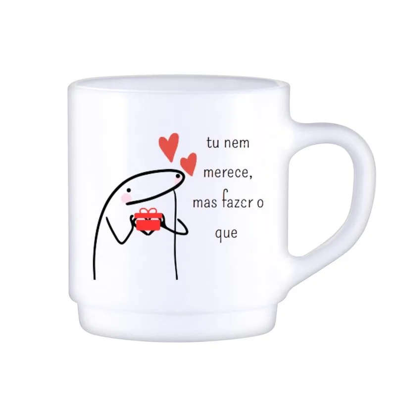 Caneca Mug Ruvolo "Tu nem Merece" 310ml