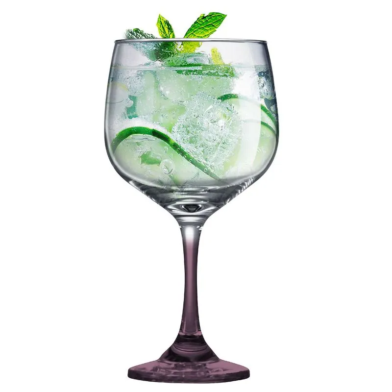 Taça Para Gin Ruvolo Haste Lilás 690 ML