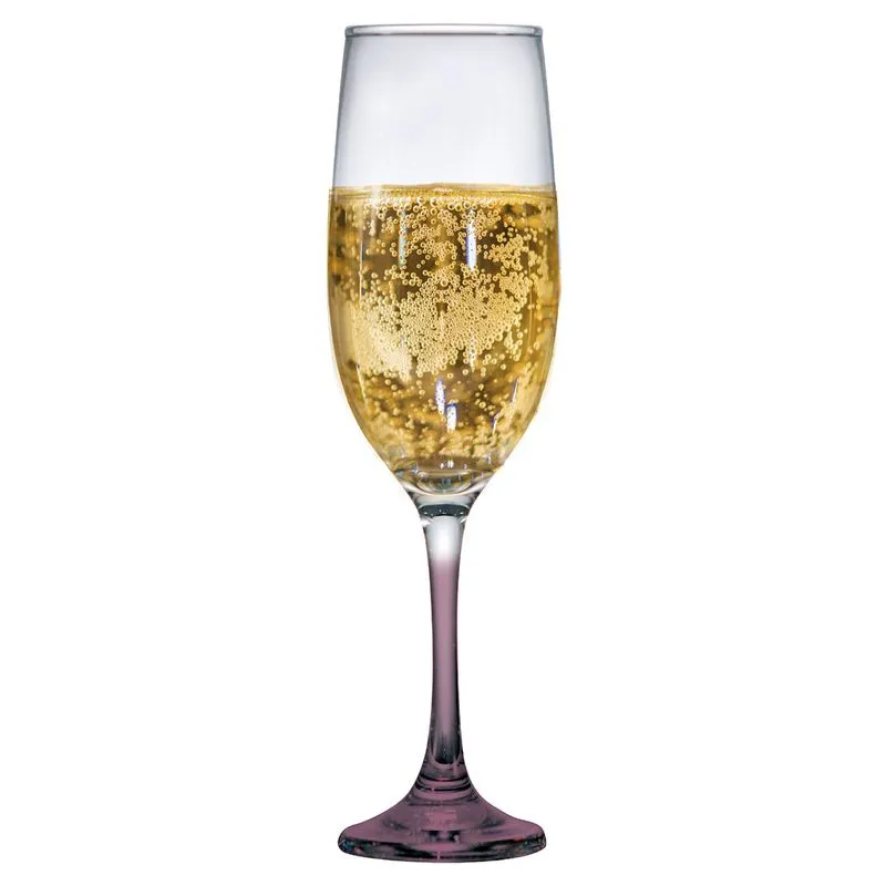 Taça Para Champanhe Ruvolo Haste Lilás 200 ML