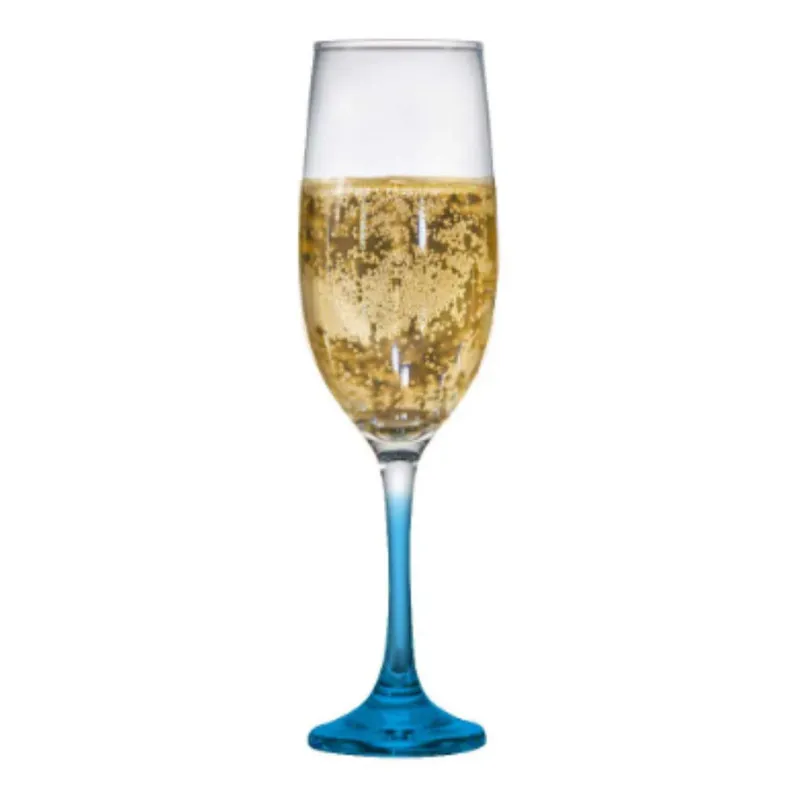 Taça De Champanhe Margarita Haste Ruvolo 200ml Turquesa