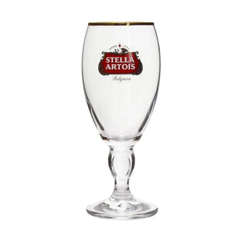 Taça de cerveja pilsen stella artois