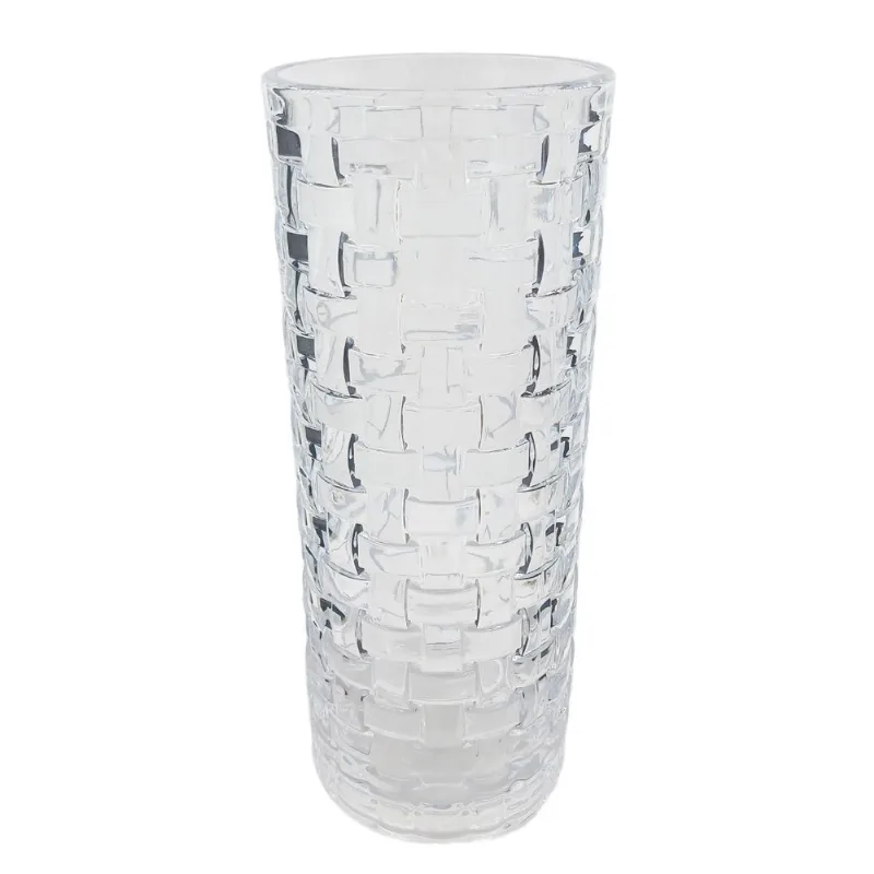 Vaso Decorativo Roma 30x12cm em Vidro Ruvolo
