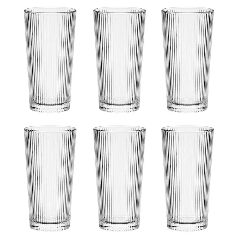 Jogo de Copos 6 Peças 220ml em Vidro Ruvolo Jogo de Copos 6 Peças 260ml em Vidro Vista Home - RUVOLO